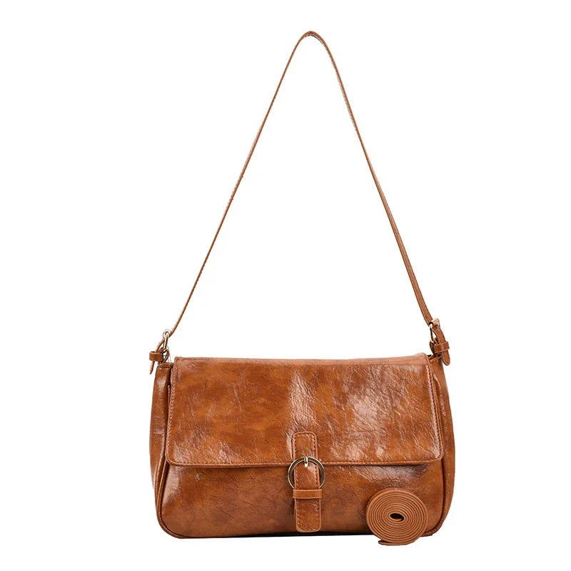 Timeless Quilla Retro Leather Crossbody Bag