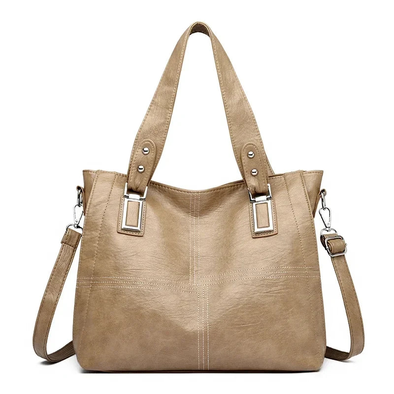 City-Ready Adjustable Leather Crossbody