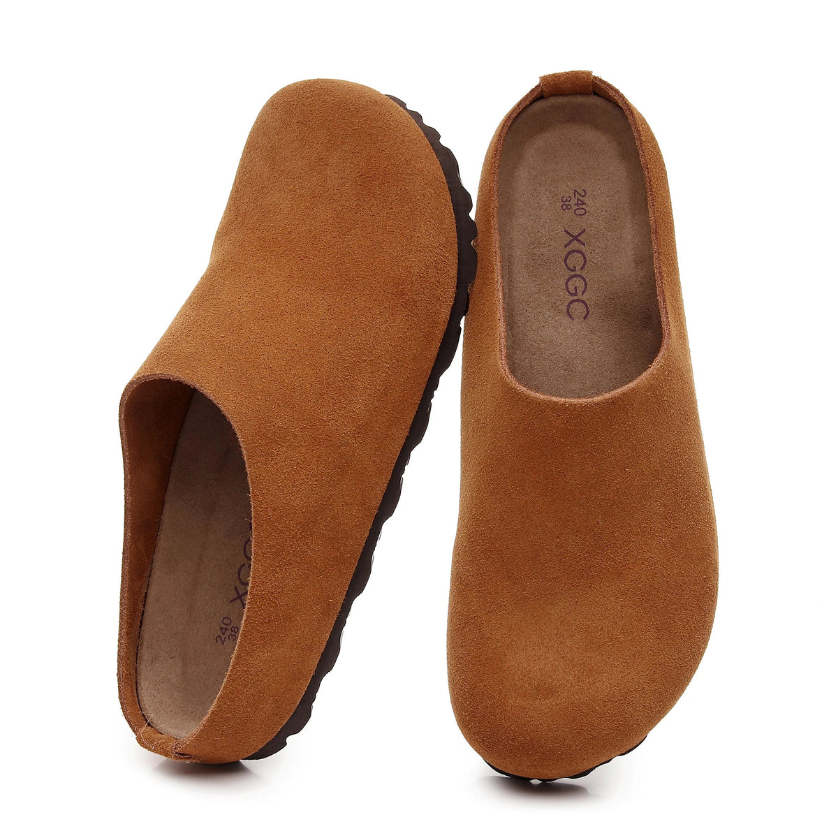 The Everyday Suede Cork-Sole Mules