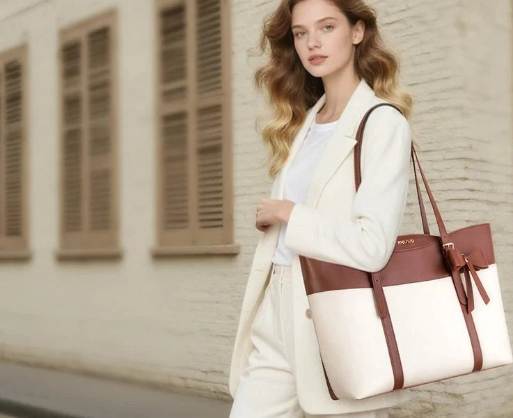 Mini PU Leather Tote Bag