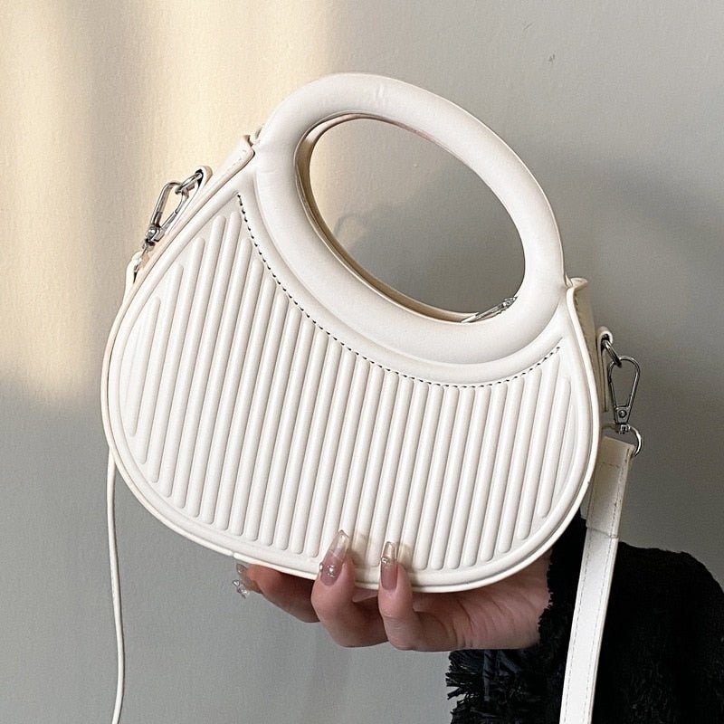 Refined Crossbody Bag in PU Leather