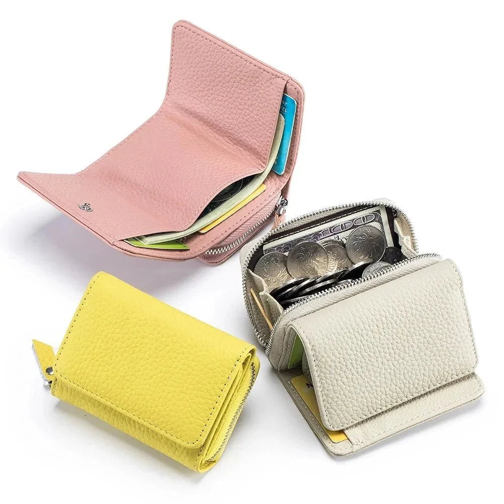 Genuine Leather Wallet with Practical Detail