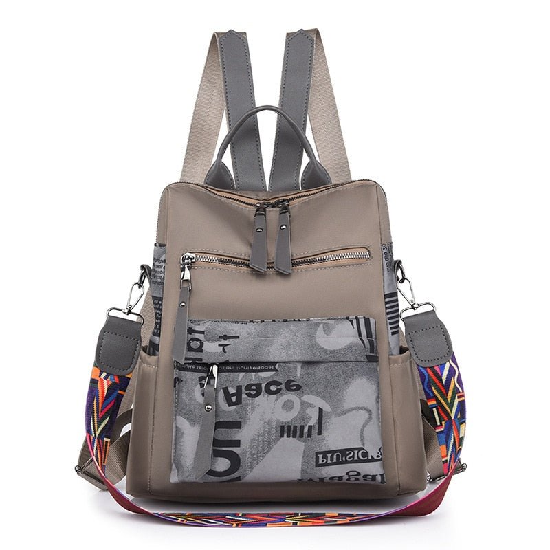 Oxford Cloth Backpack with Smart Detail