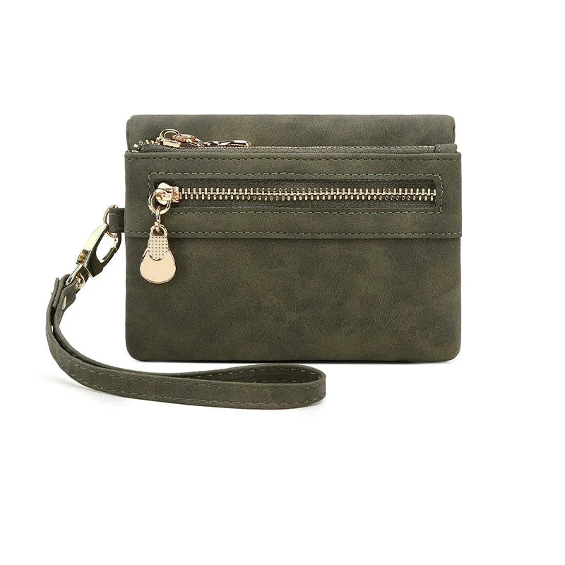 Zip Coin Purse with Wrist Strap
