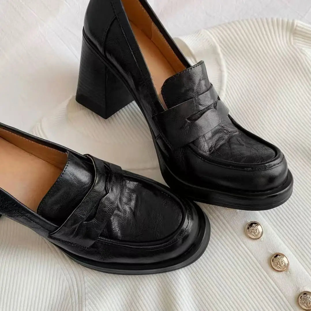 Statement High Heel Loafers