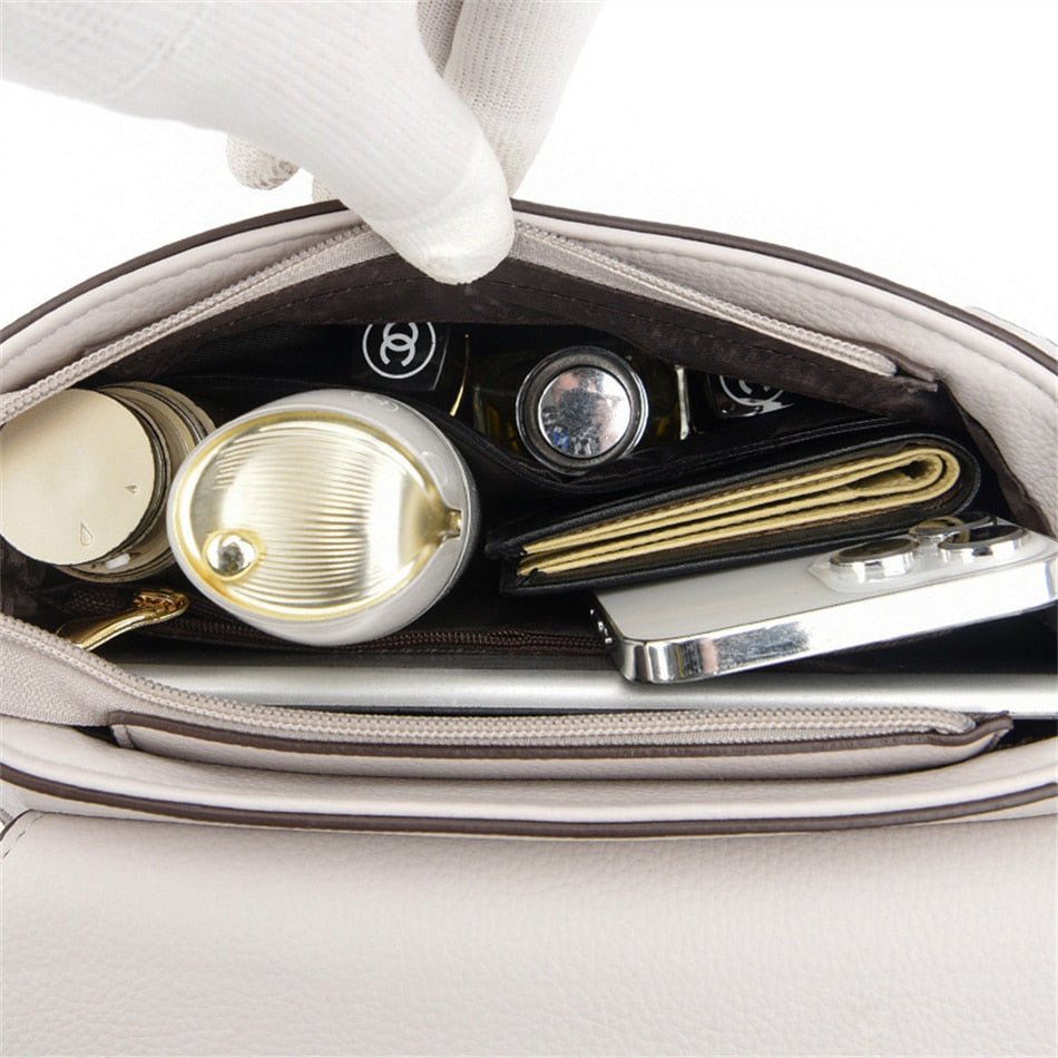 Sculpted Leather Phone Bag