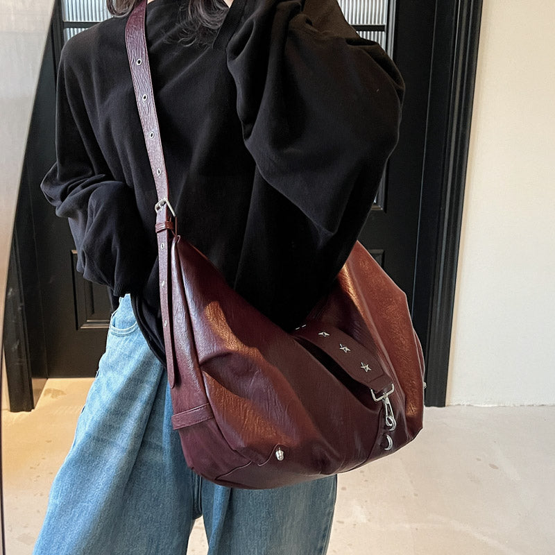 City-Ready Leather Messenger Bag