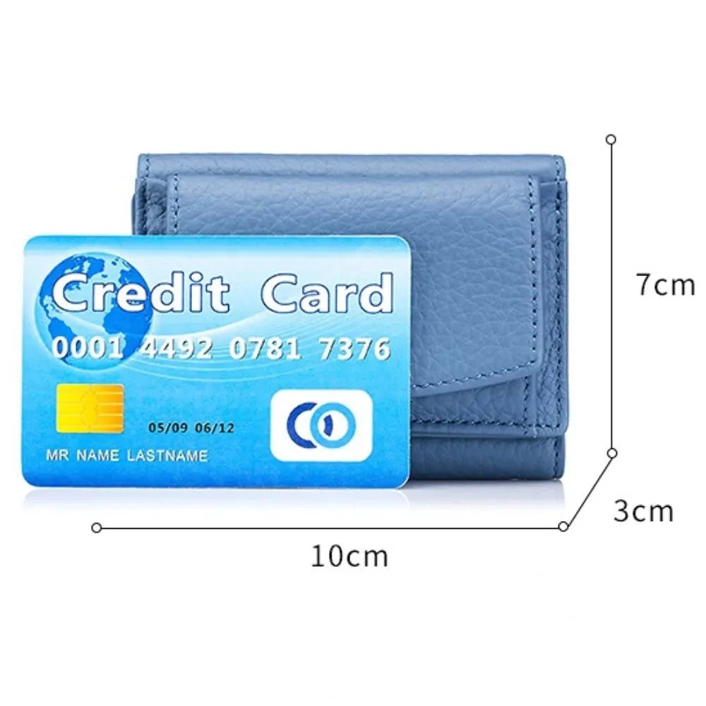 Mini Genuine Leather Wallet