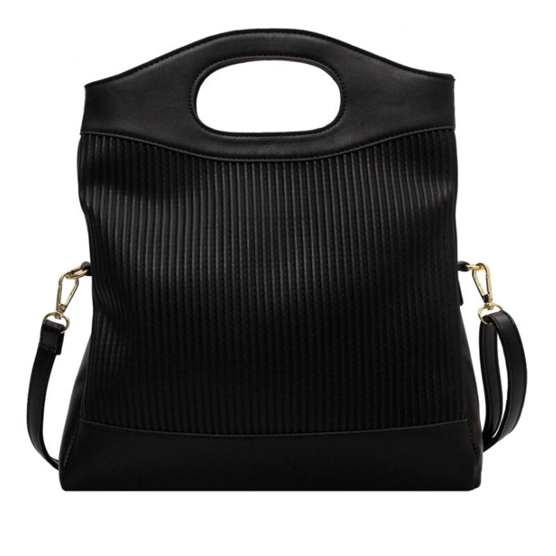 Structured Messenger Bag in Leather