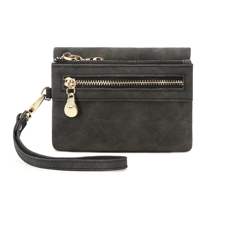 Zip Coin Purse with Wrist Strap
