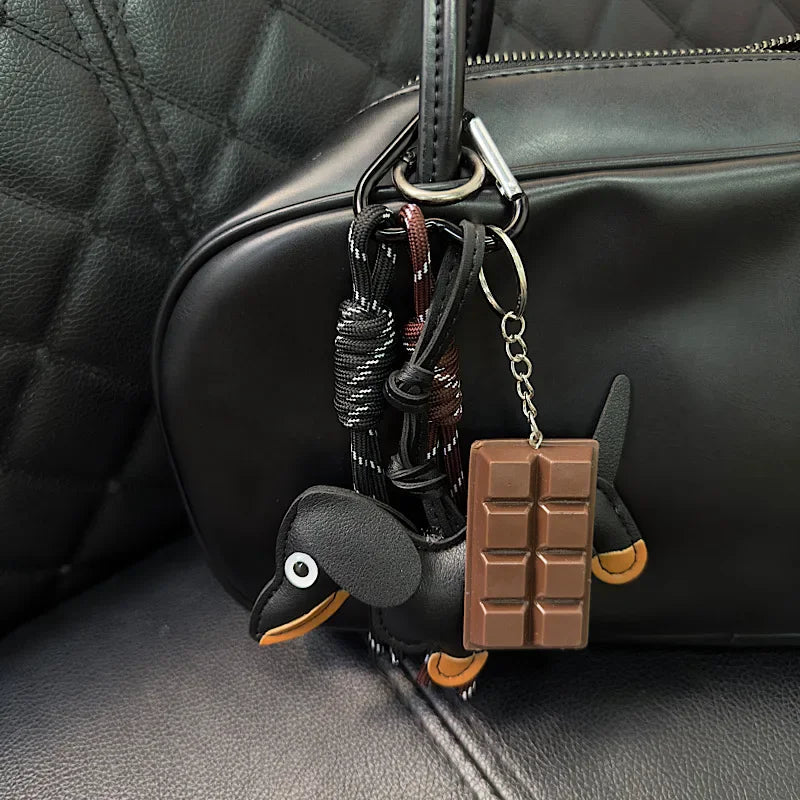 Dachshund Leather Charm