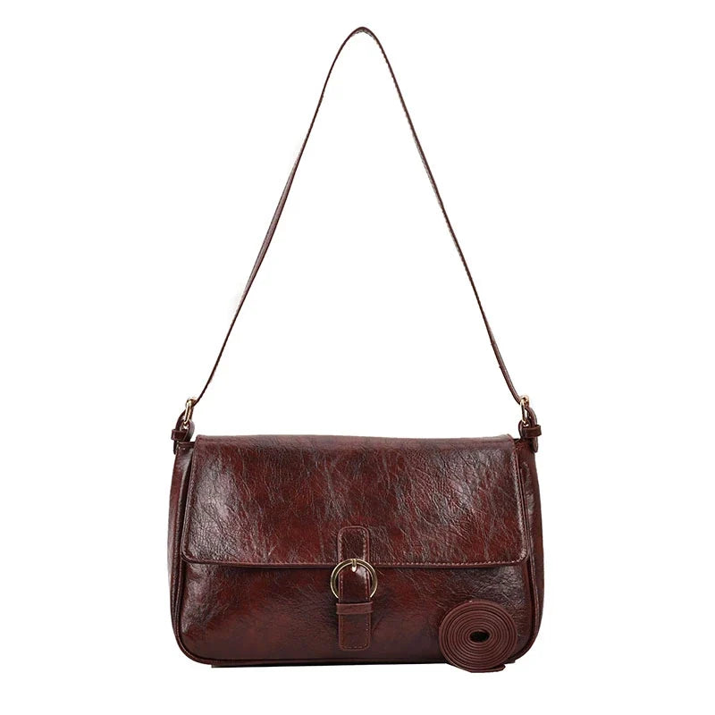 Timeless Quilla Retro Leather Crossbody Bag