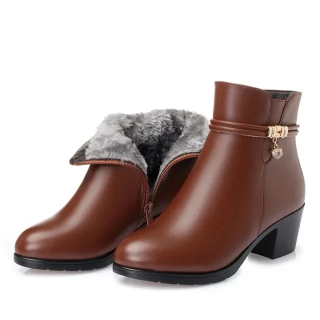 Effortless Bianca Fleece-Lined Ankle Boots