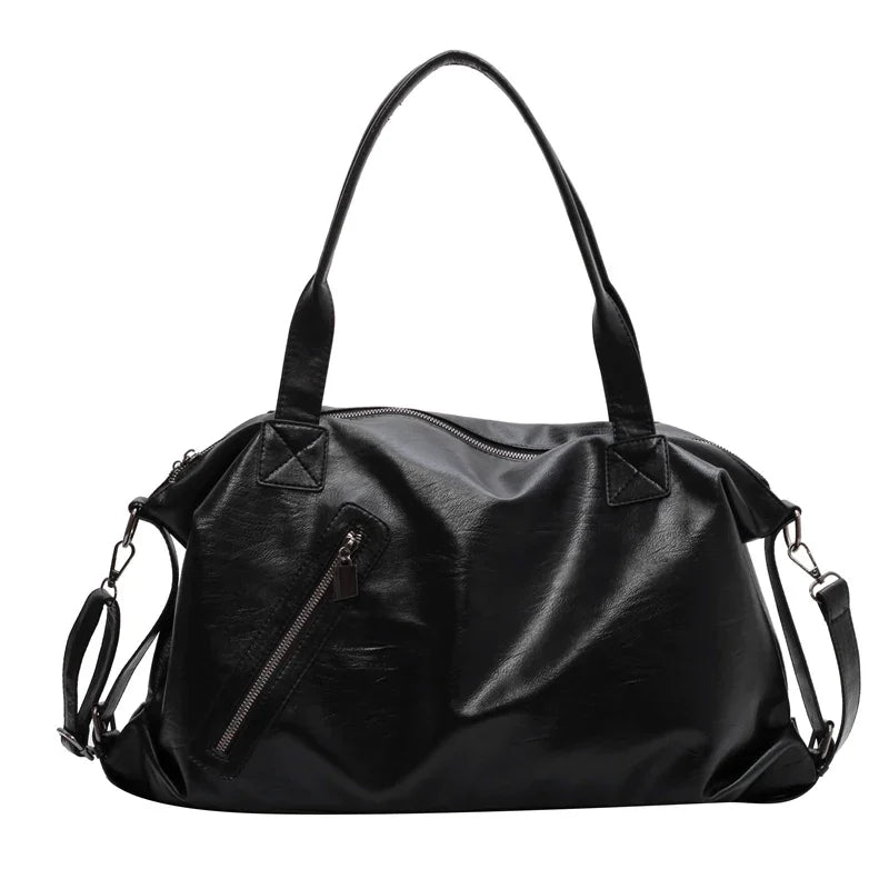 Effortless Leather Shoulder Bag