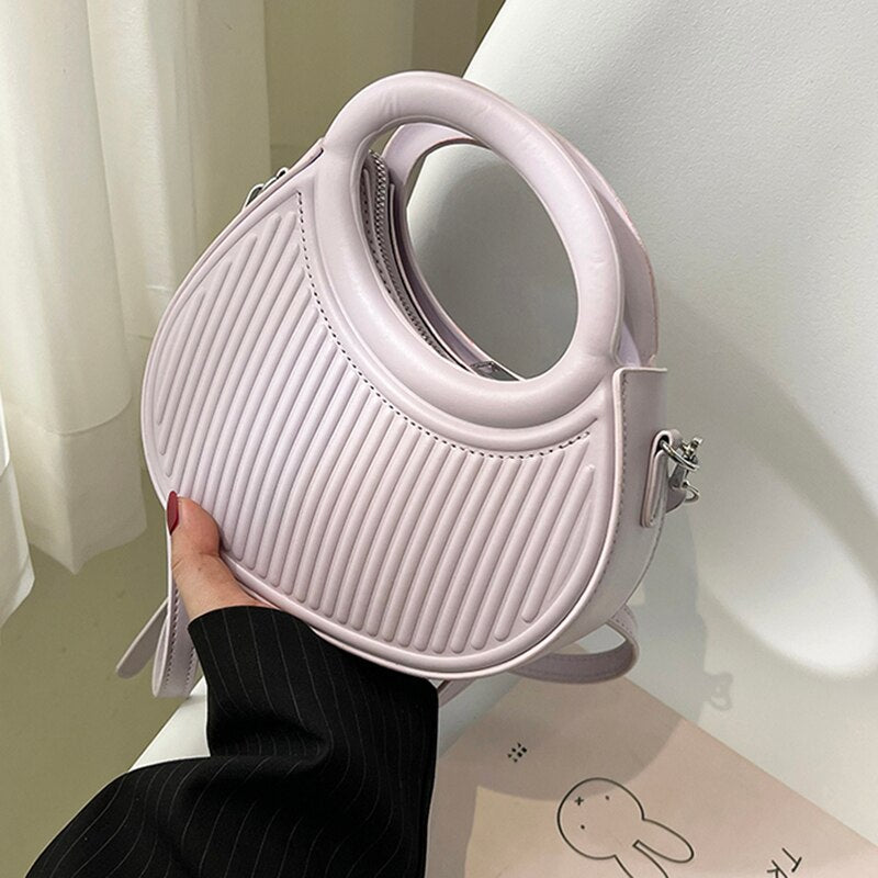 Refined Crossbody Bag in PU Leather