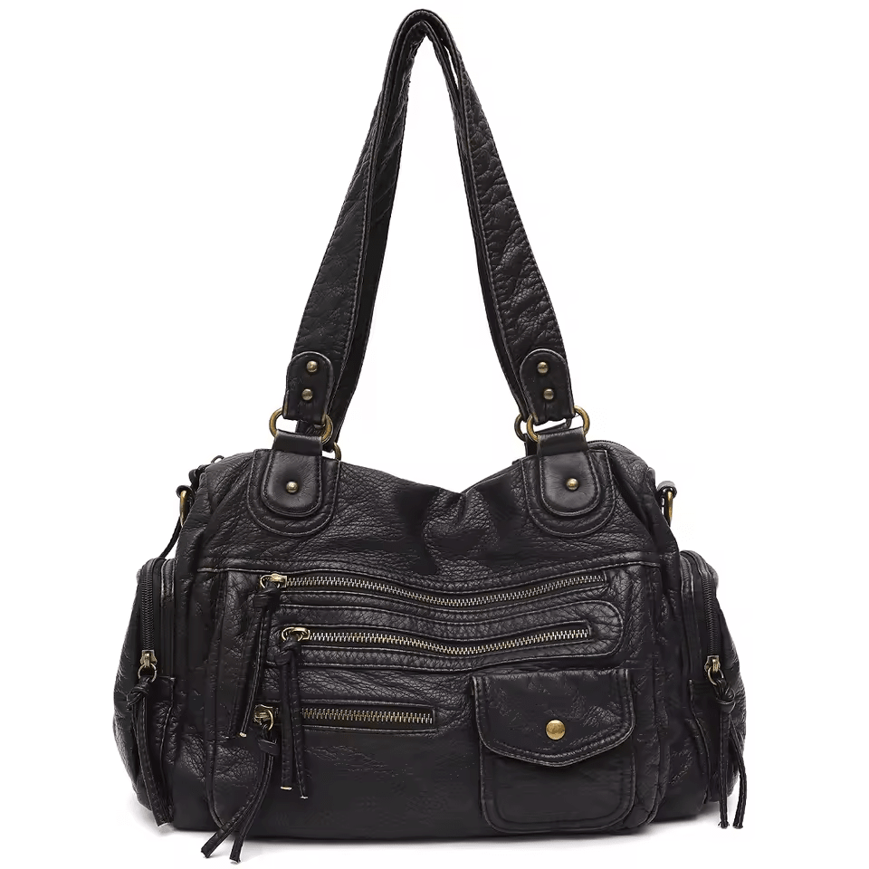 Timeless Xiomara Multi-Pocket Leather Bag