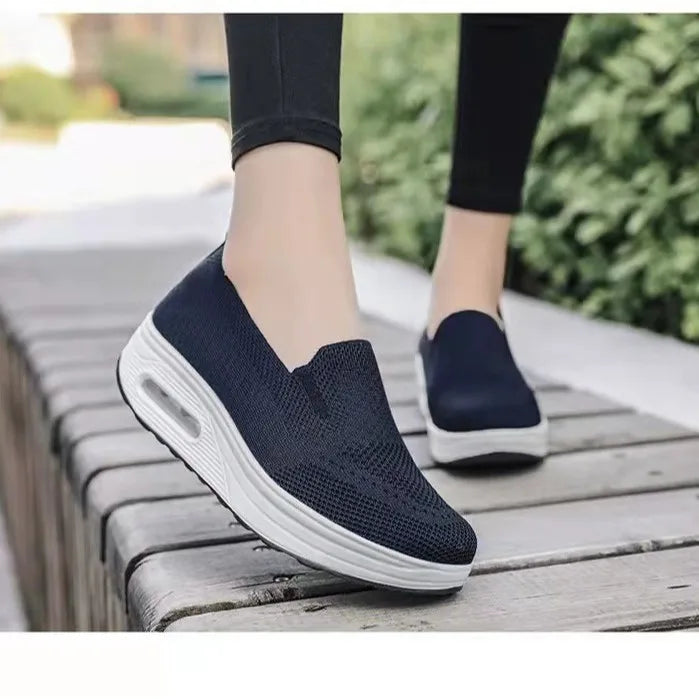 All-Day Priya Wedge Loafers with Air-Cushioned Sole