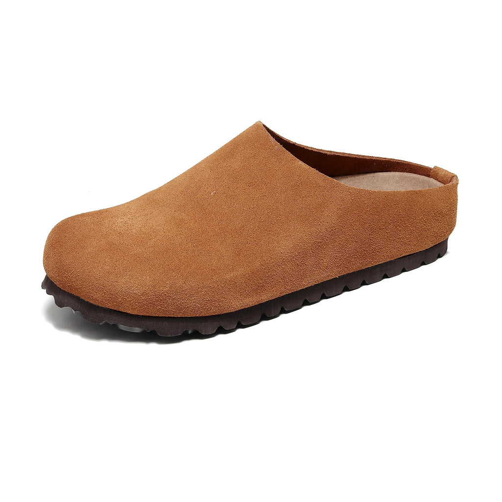 The Everyday Suede Cork-Sole Mules