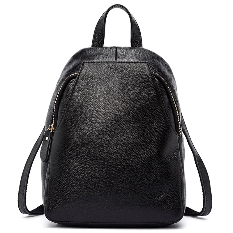 Anti-Theft Backpack in Genuine Leather