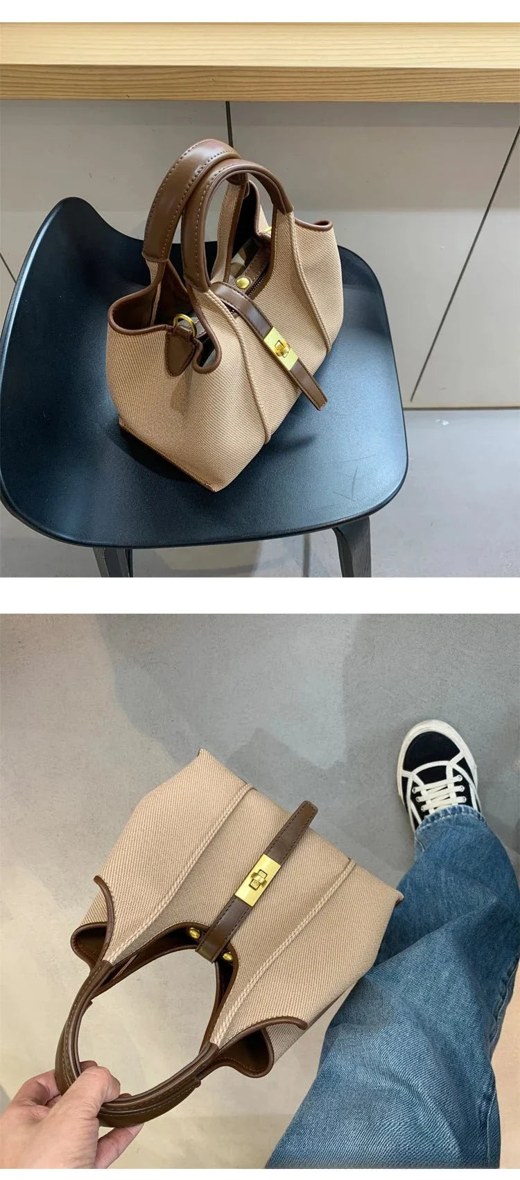 Mini Canvas Crossbody Bag