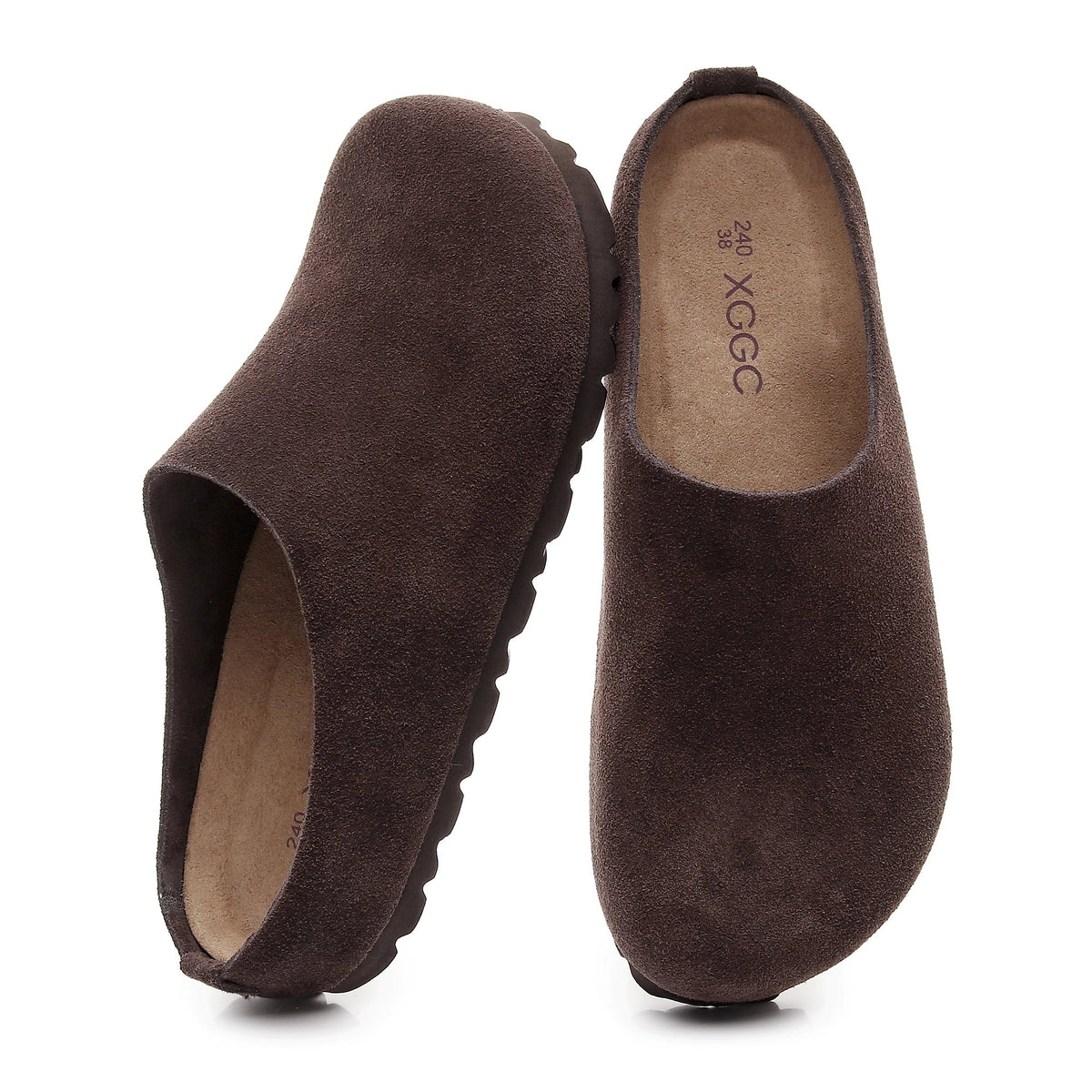 The Everyday Suede Cork-Sole Mules