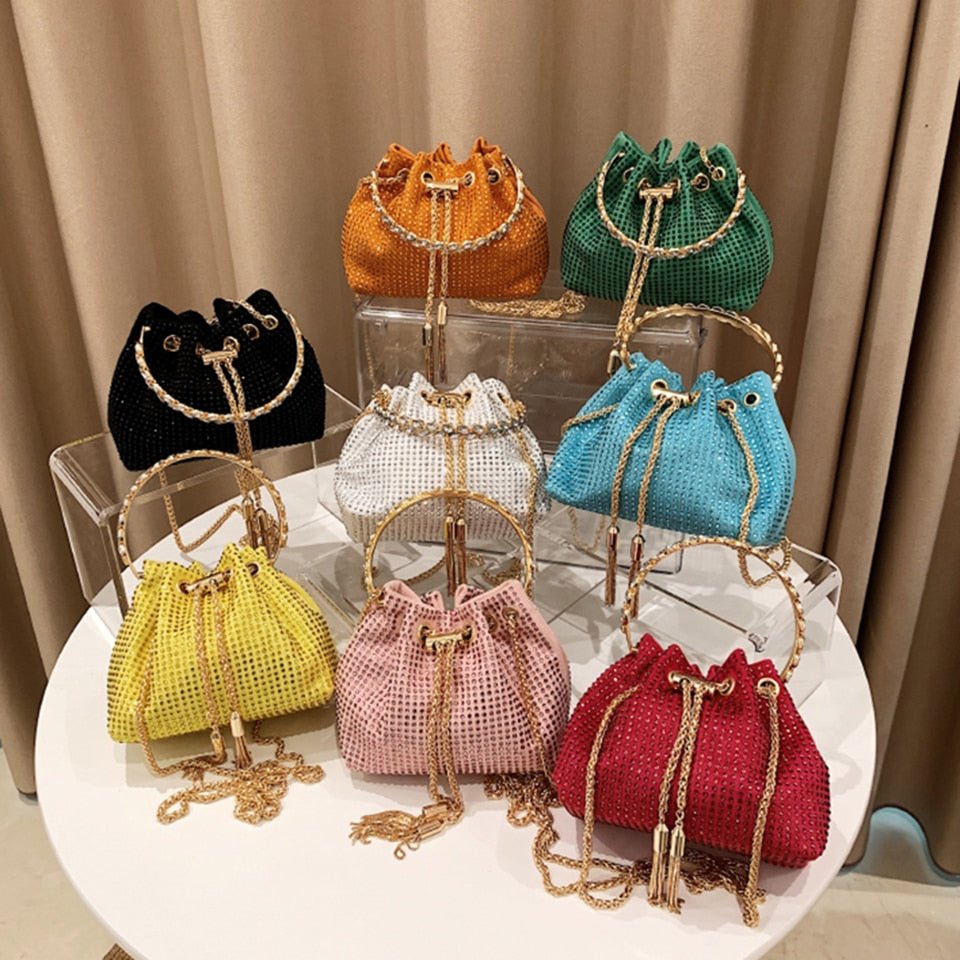 Synthetic Leather Crossbody Bag with Round Detail