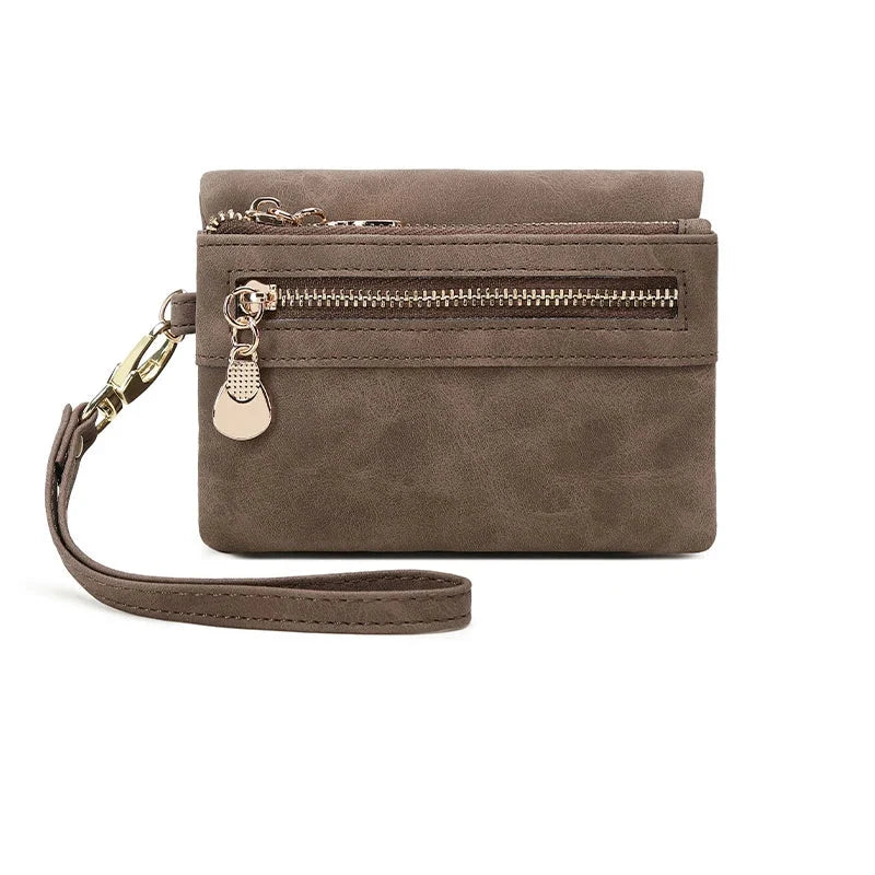 Zip Coin Purse with Wrist Strap
