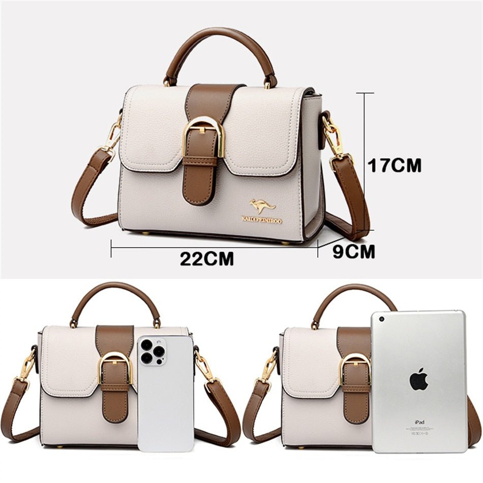 Sculpted Leather Phone Bag