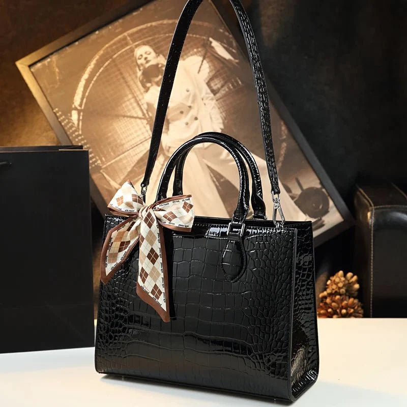 Refined Genuine Leather Phone Bag
