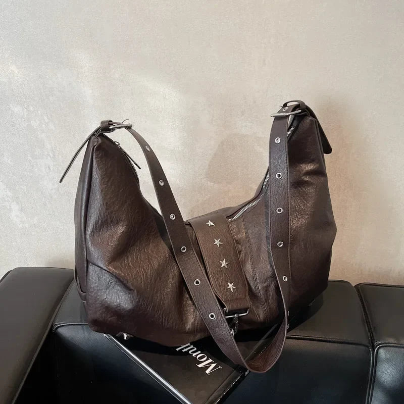 City-Ready Leather Messenger Bag