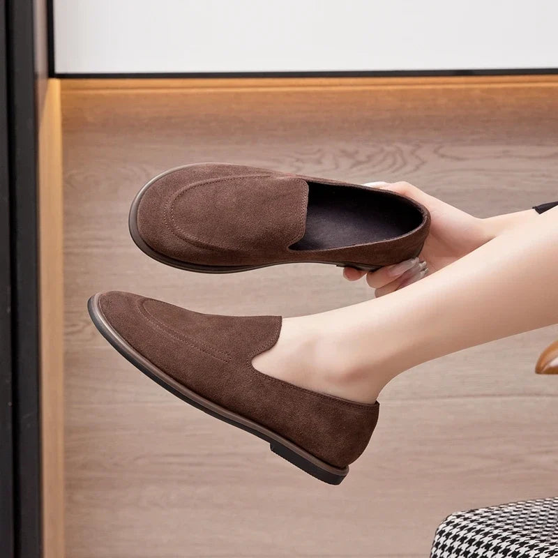 The Everyday Xandra Flat Suede Loafers