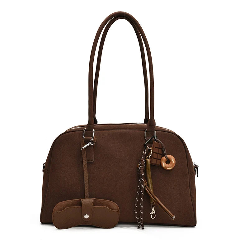 Effortless Soft Suede Crossbody Bag