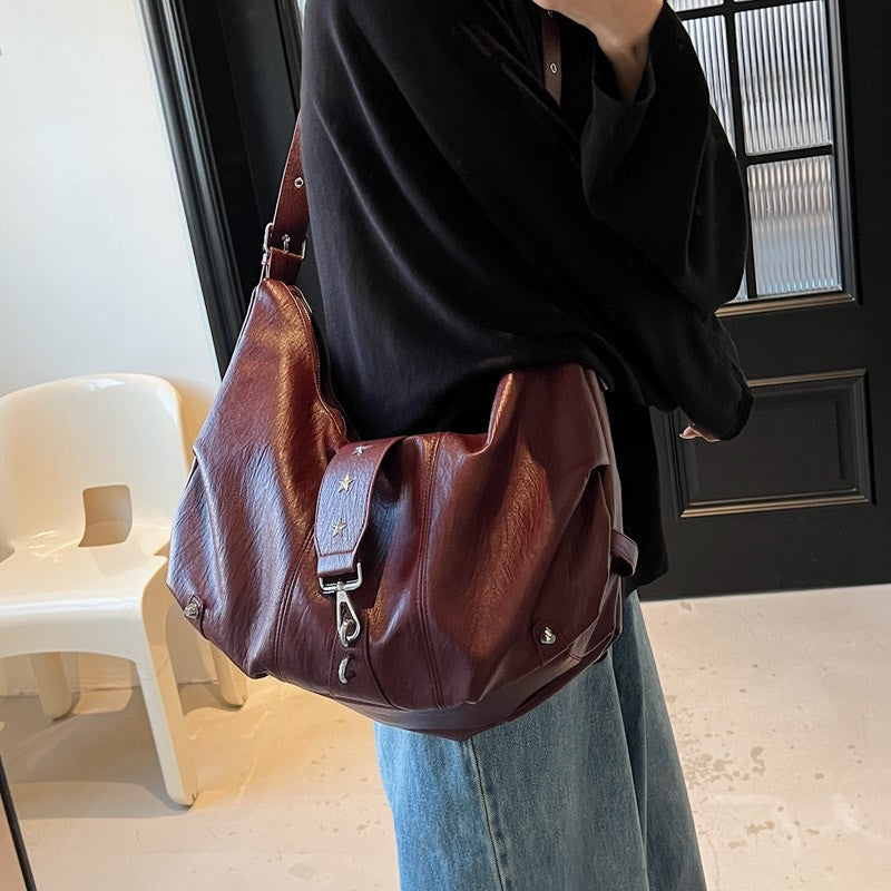 City-Ready Leather Messenger Bag