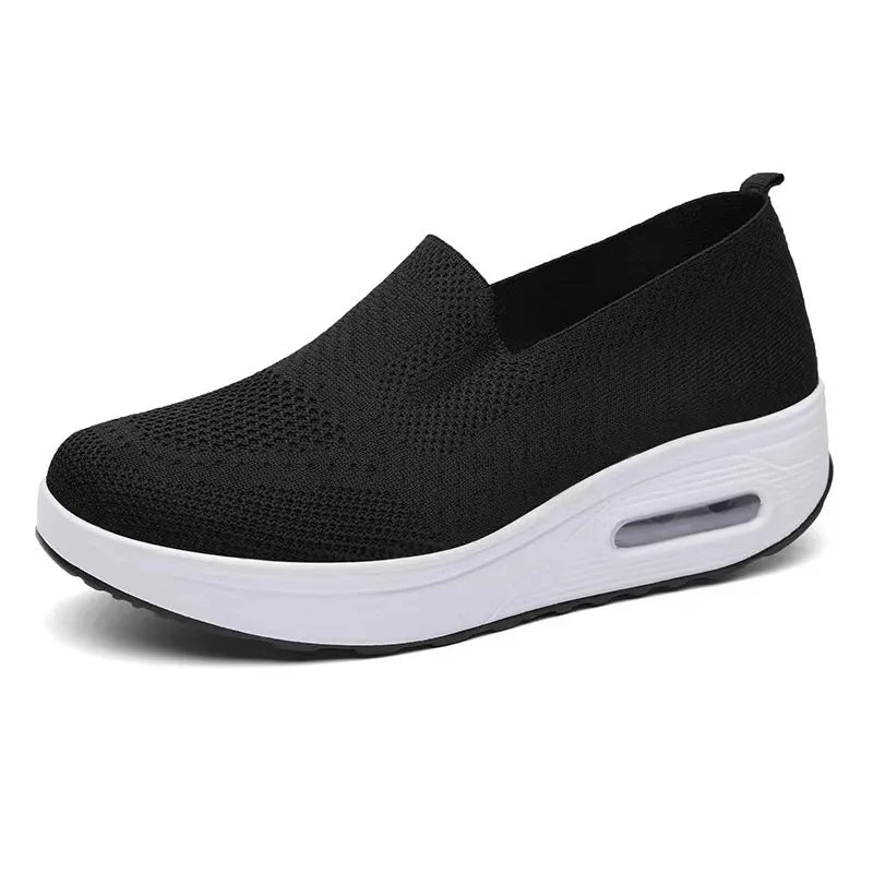 All-Day Priya Wedge Loafers with Air-Cushioned Sole