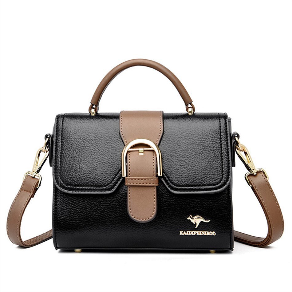 Sculpted Leather Phone Bag
