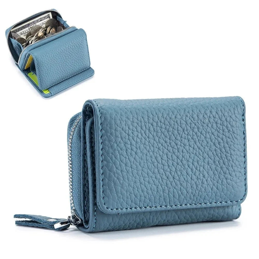 Genuine Leather Wallet with Practical Detail