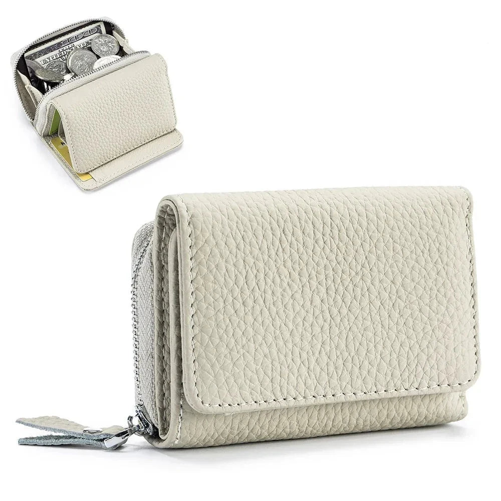 Genuine Leather Wallet with Practical Detail