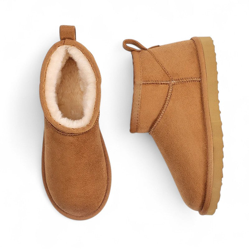 Sleek Slim Shearling-Lined Boots