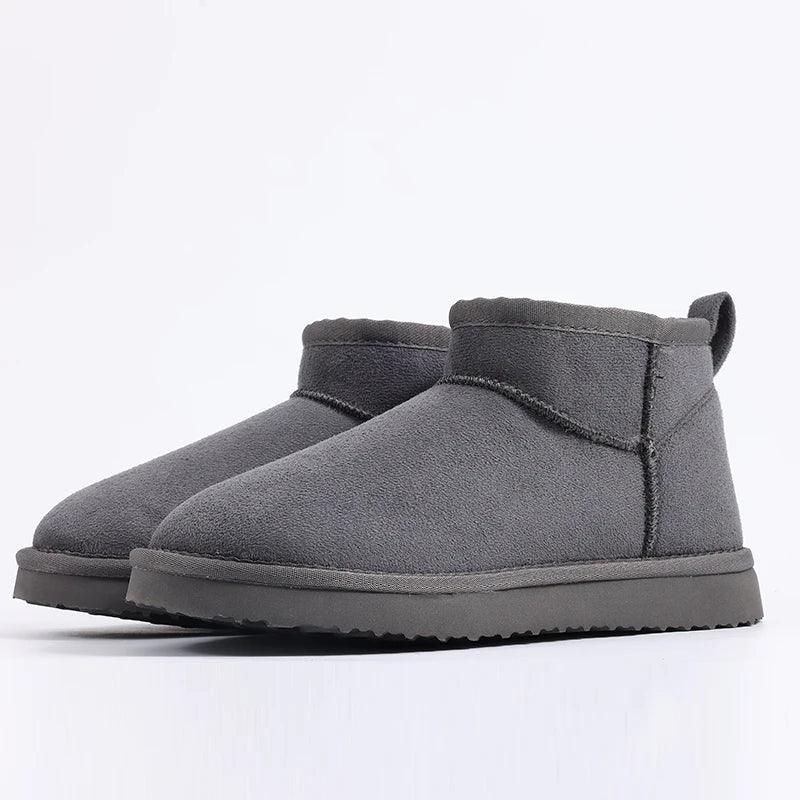 Sleek Slim Shearling-Lined Boots