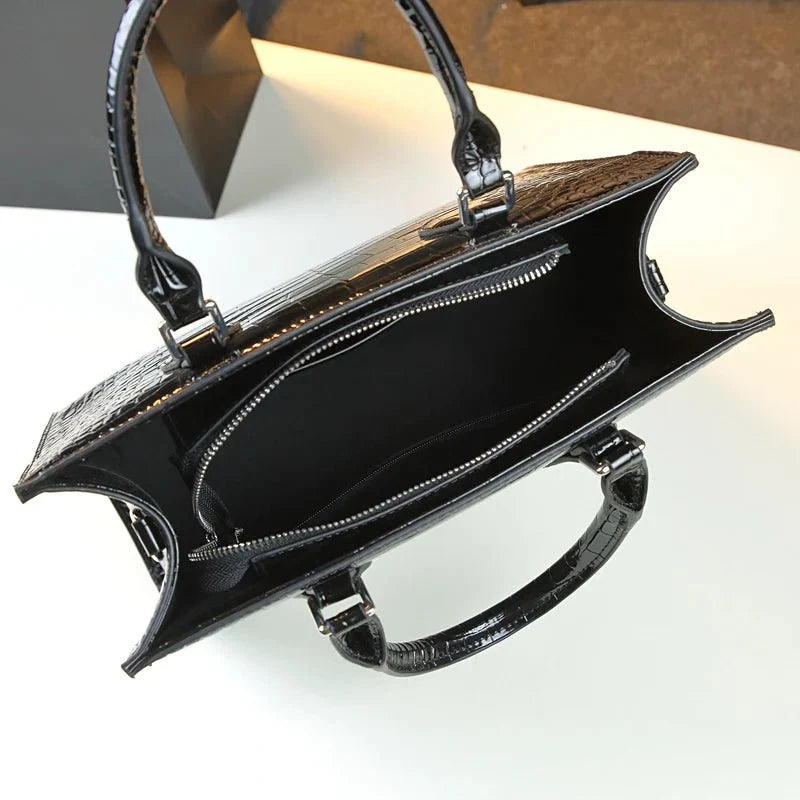Refined Genuine Leather Phone Bag