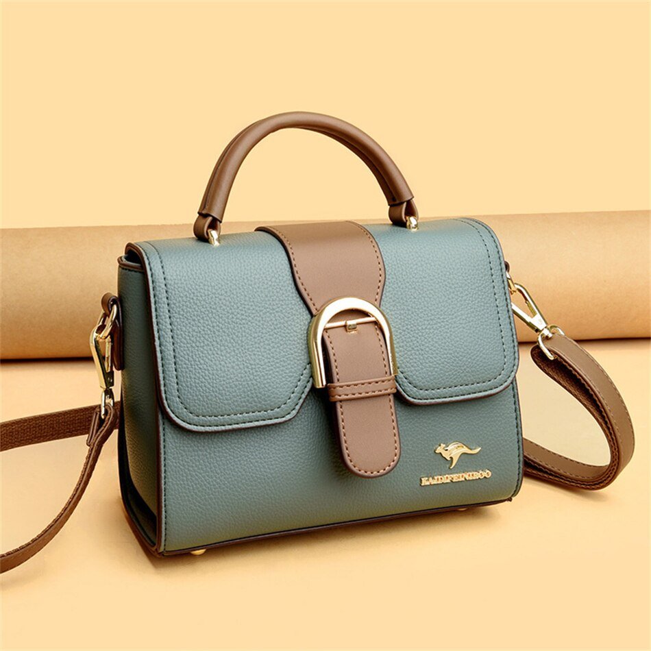 Sculpted Leather Phone Bag