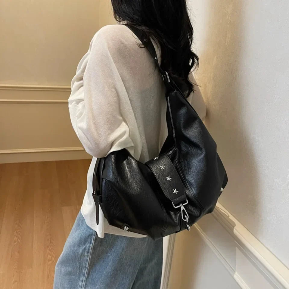 City-Ready Leather Messenger Bag