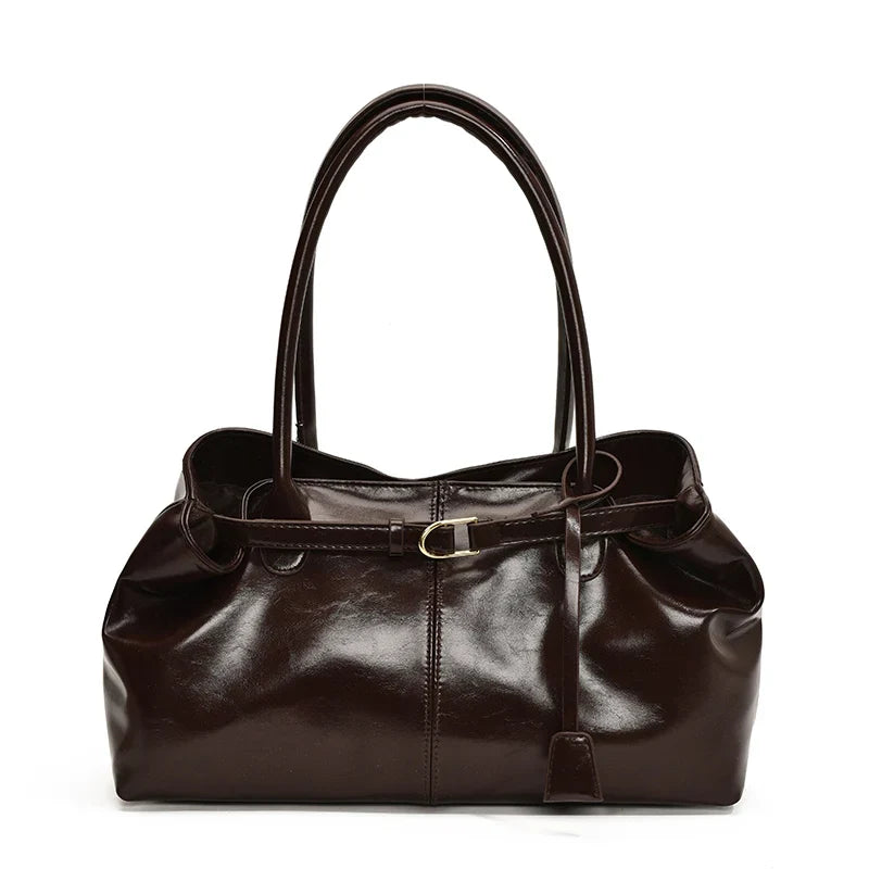 Signature Florentine Leather Shoulder Bag