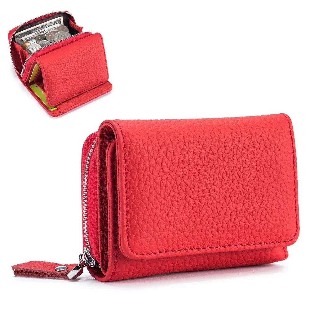 Genuine Leather Wallet with Practical Detail