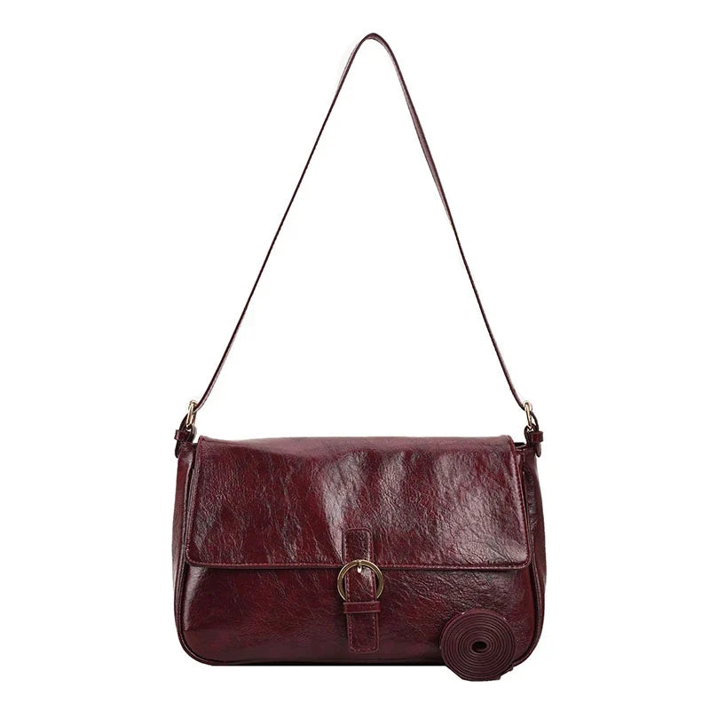 Timeless Quilla Retro Leather Crossbody Bag