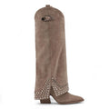 Statement Winnifred Studded Rhinestone Western Boots