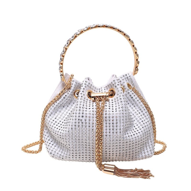Synthetic Leather Crossbody Bag with Round Detail