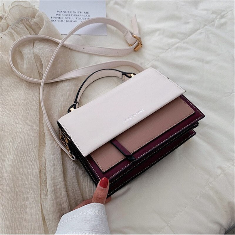 Modern Leather Tote Bag