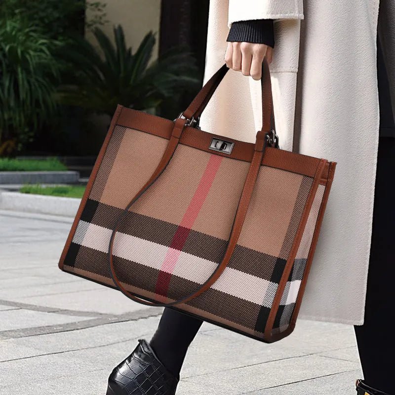 Roomy Genuine Leather Tote Bag
