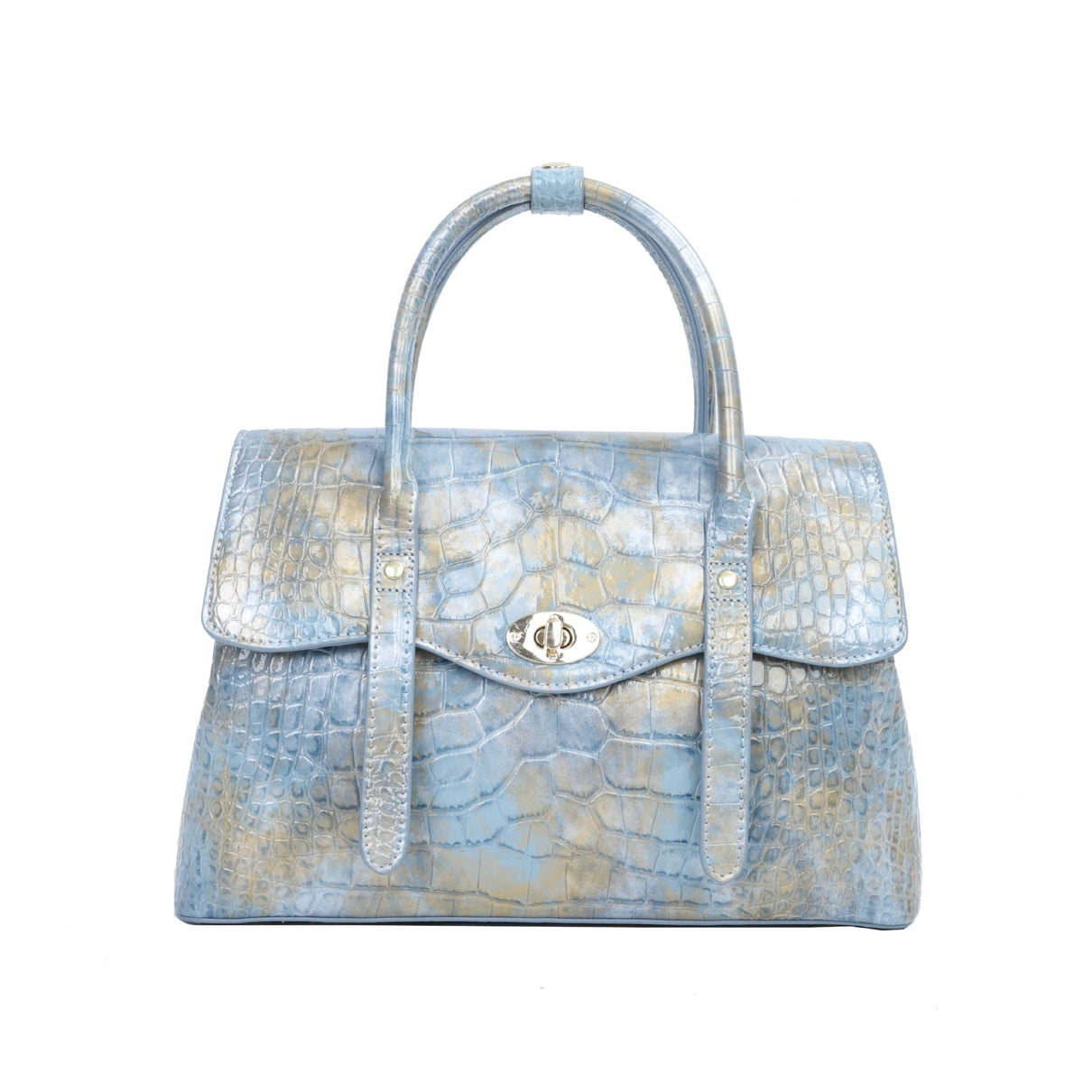 Statement Crossbody Bag in Genuine Leather